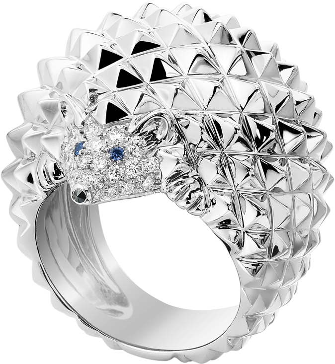 Silver The Hedgehog Png , Png Download - Bague Herisson Clipart (674x733), Png Download