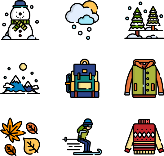 Winter - Icon Clipart (600x564), Png Download