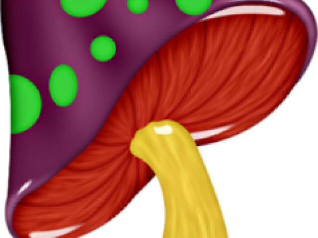 Triipy Clipart Trippy Mushroom - Png Psychedelic Mushroom Art Transparent Png (640x480), Png Download