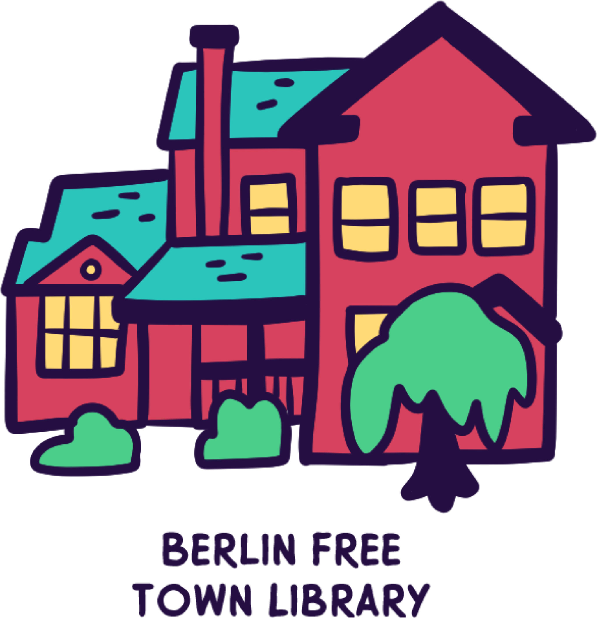 Berlin Free Town Library , Brln Clipart (2051x2121), Png Download