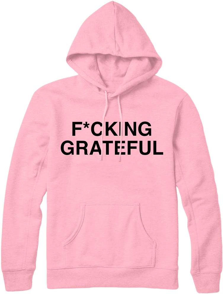 Худи Ariana Grande F*cking Grateful - Ariana Grande Thank U Next Merch Clipart (1024x1024), Png Download