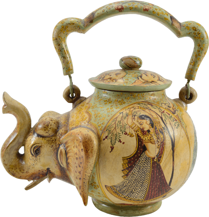 Vintage Elephant Teapot 5 Clipart (800x800), Png Download