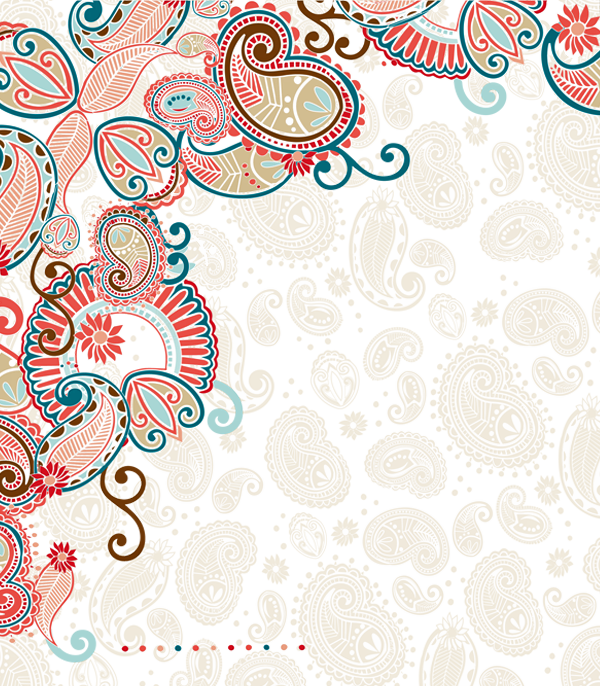 Front Cover - Paisley Border Png Clipart (600x686), Png Download