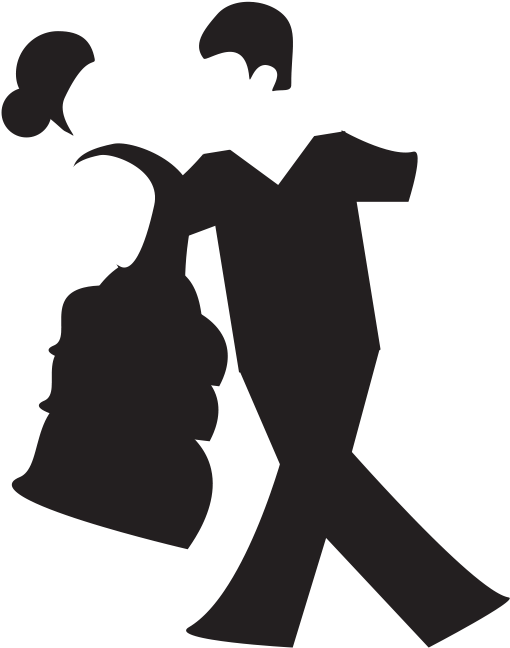 Dance Icons 10" X 3" - Illustration Clipart (510x648), Png Download