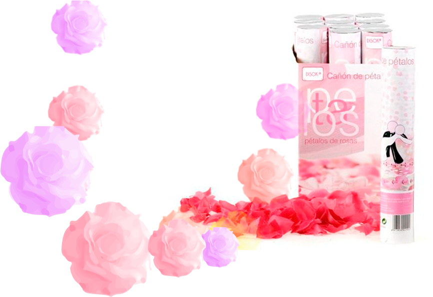 Pétalos De Rosa - Confetti Clipart (866x595), Png Download