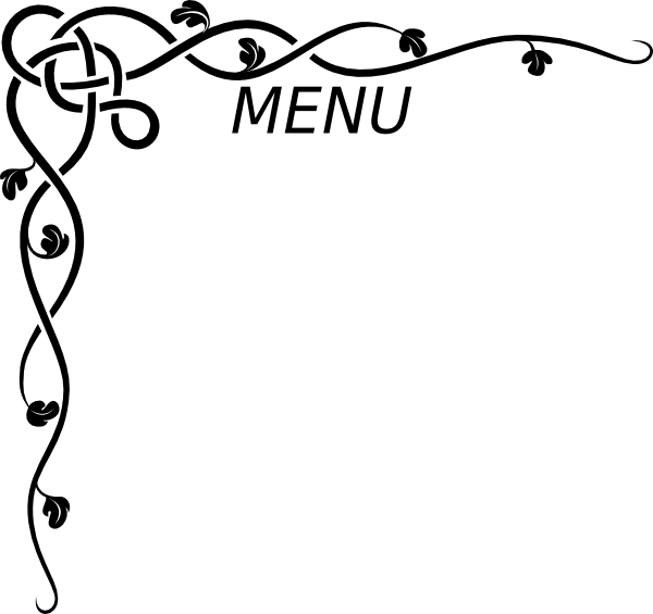 Picture Free Download Menu Clip Art At Clker - Clip Art Menu - Png Download (600x565), Png Download