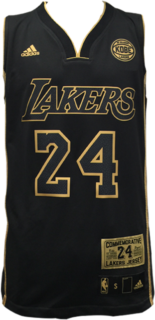 Kobe Bryant 24 Jersey Limited Edition Clipart (500x667), Png Download