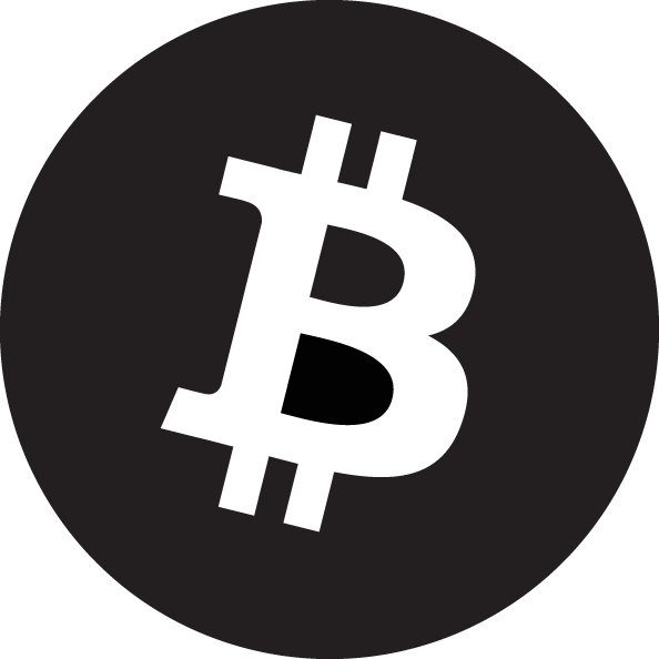 Bitcoin 3x - Linkedin Logo Black Round Clipart (594x594), Png Download