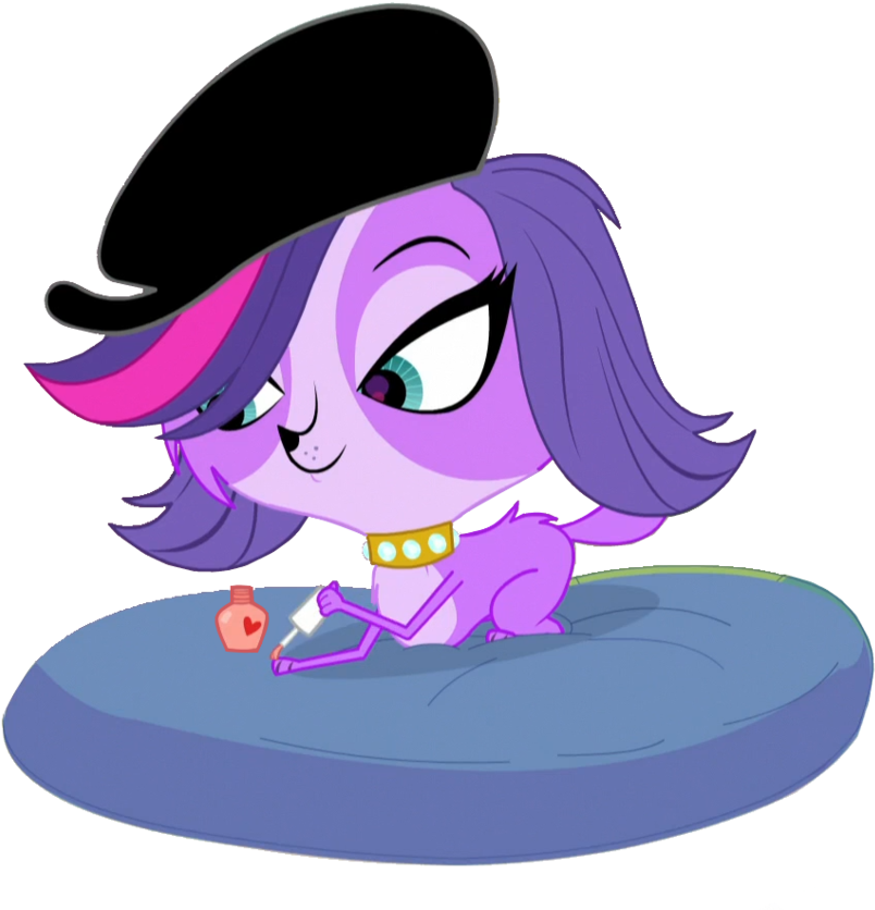 Picture Free Lps Zoe Painting Her By Emilynevla On - Littlest Pet Shop Delilah Doodles Clipart (804x836), Png Download