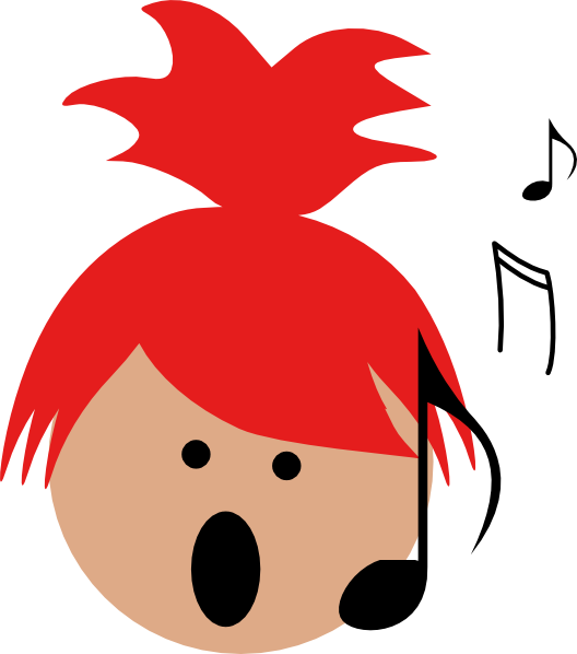 Images Of Child Singing Clip Art Spacehero - Singing Clipart Transparent - Png Download (528x598), Png Download