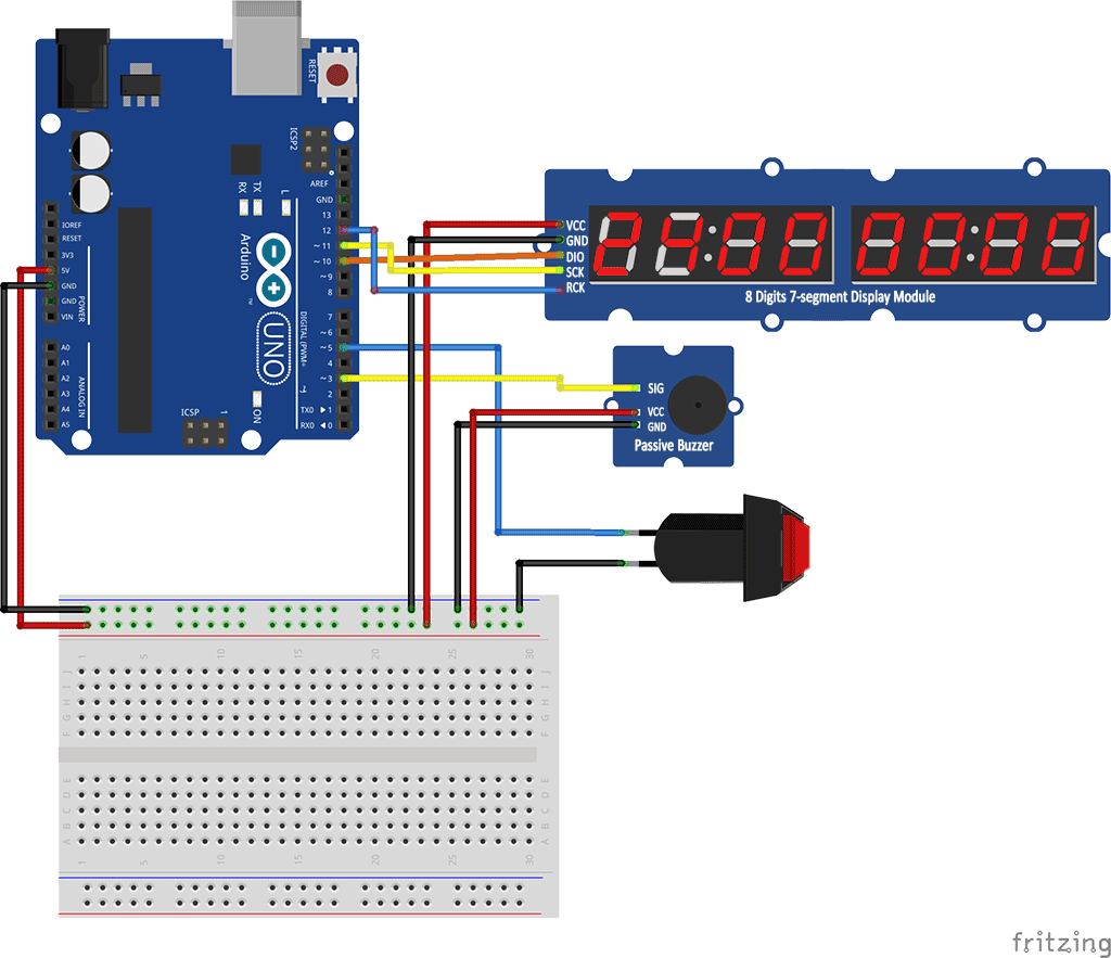 Countdown Schematic Electronics - Oled 0.96 Arduino Spi Clipart (1024x883), Png Download