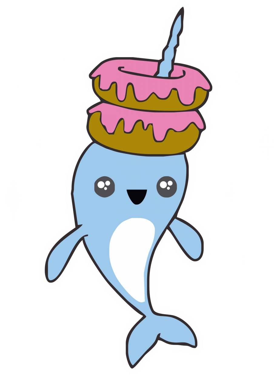 Narwhal Svg Kawaii - T-shirt Clipart (1000x1500), Png Download