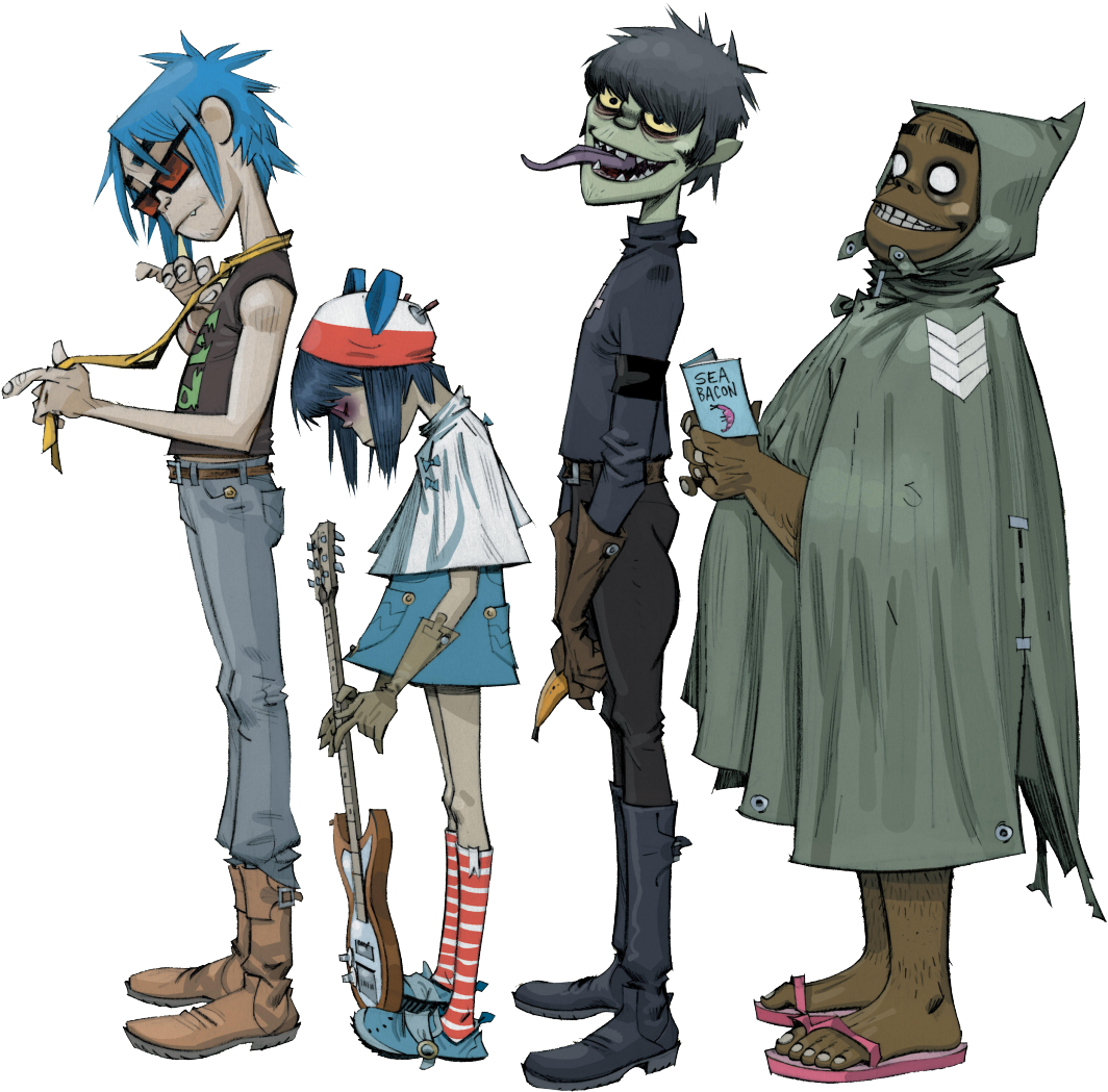 “ Transparent Gorillaz For Your Transparent Gorillaz Clipart (1280x1152), Png Download