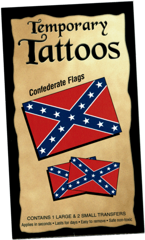 Confederate Rebel Accessories - Temporary Tattoo Clipart (720x720), Png Download