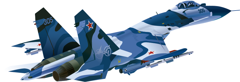 Chinese Fighter Plane - Su27 Clipart (1000x1000), Png Download