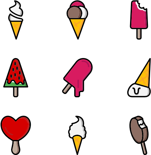 Free Ice Cream Icon Clipart (600x564), Png Download