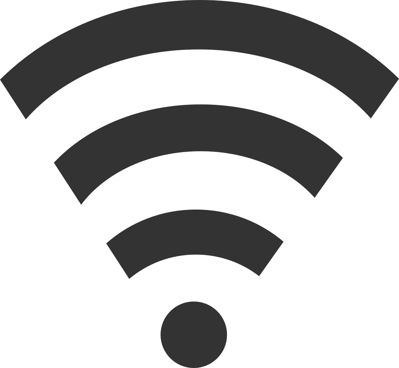 I Read The Symbol For Wireless Connectivity As A Throwback - Logo Wifi Clipart (1280x1180), Png Download
