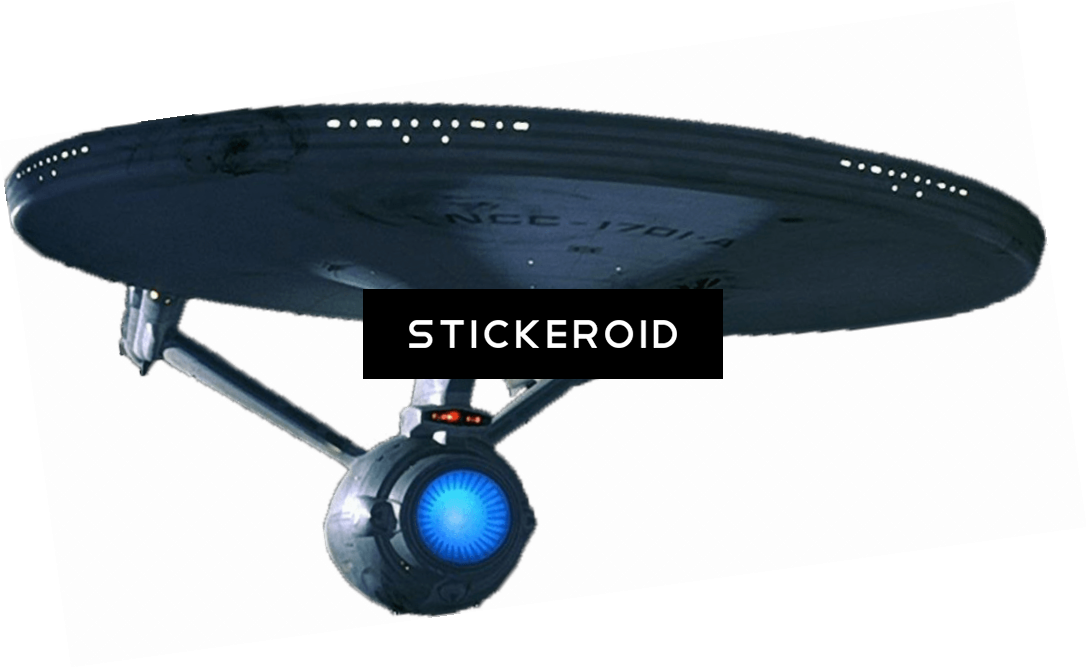 Starship Enterprise Bottom - Uss Enterprise Ncc 1701 Png Clipart (1086x668), Png Download