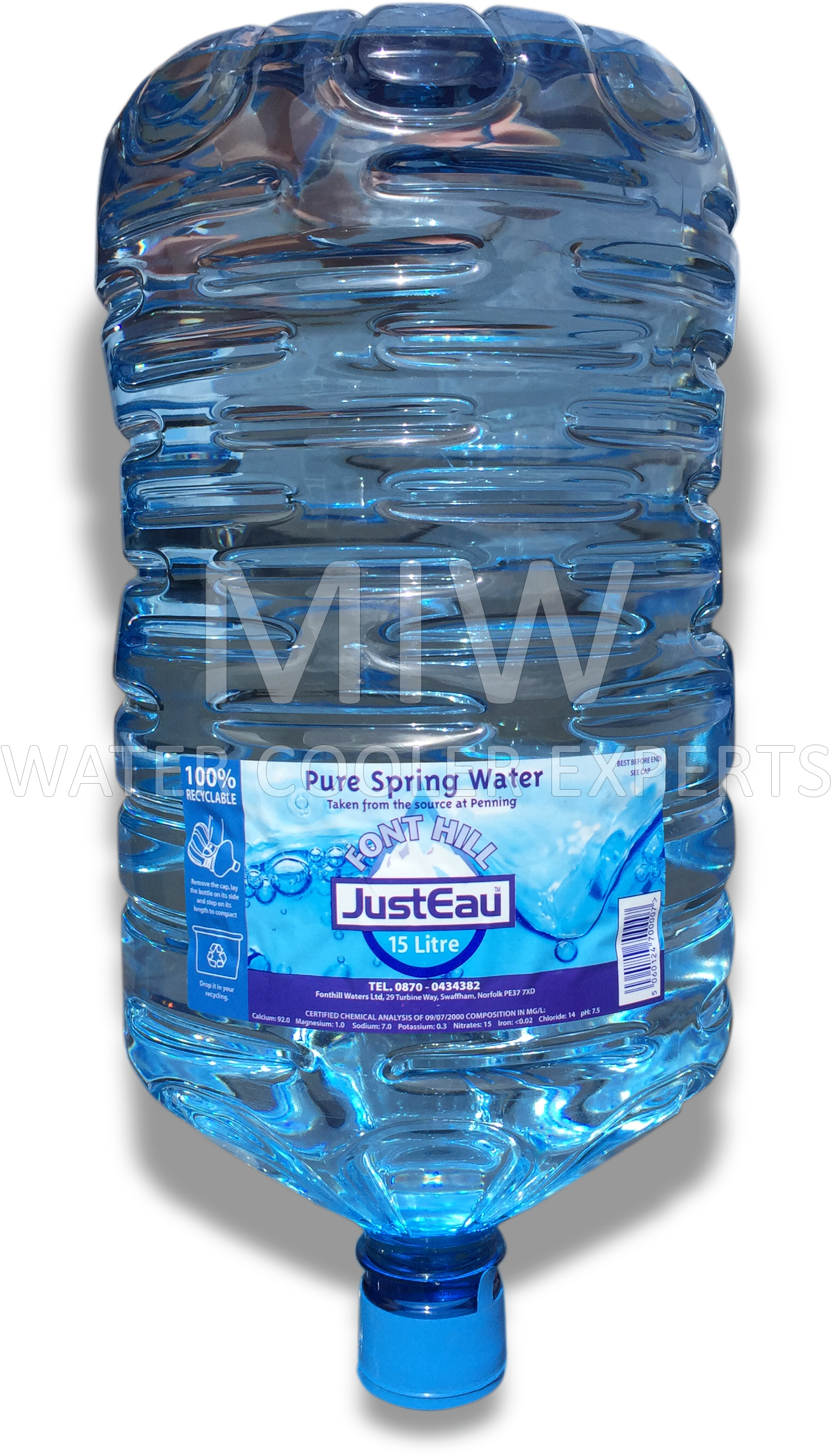 Replacement Spring Water - Mineral Water Clipart (1528x2679), Png Download