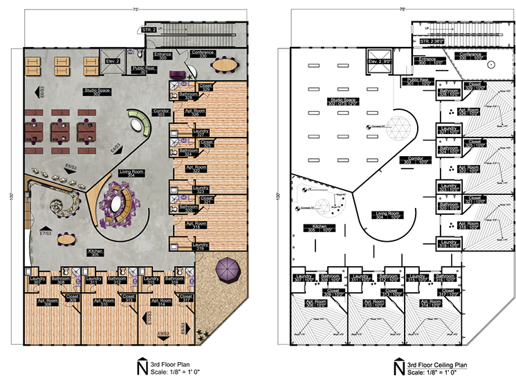Rcp Drawing House - Floor Plan Clipart (1200x776), Png Download