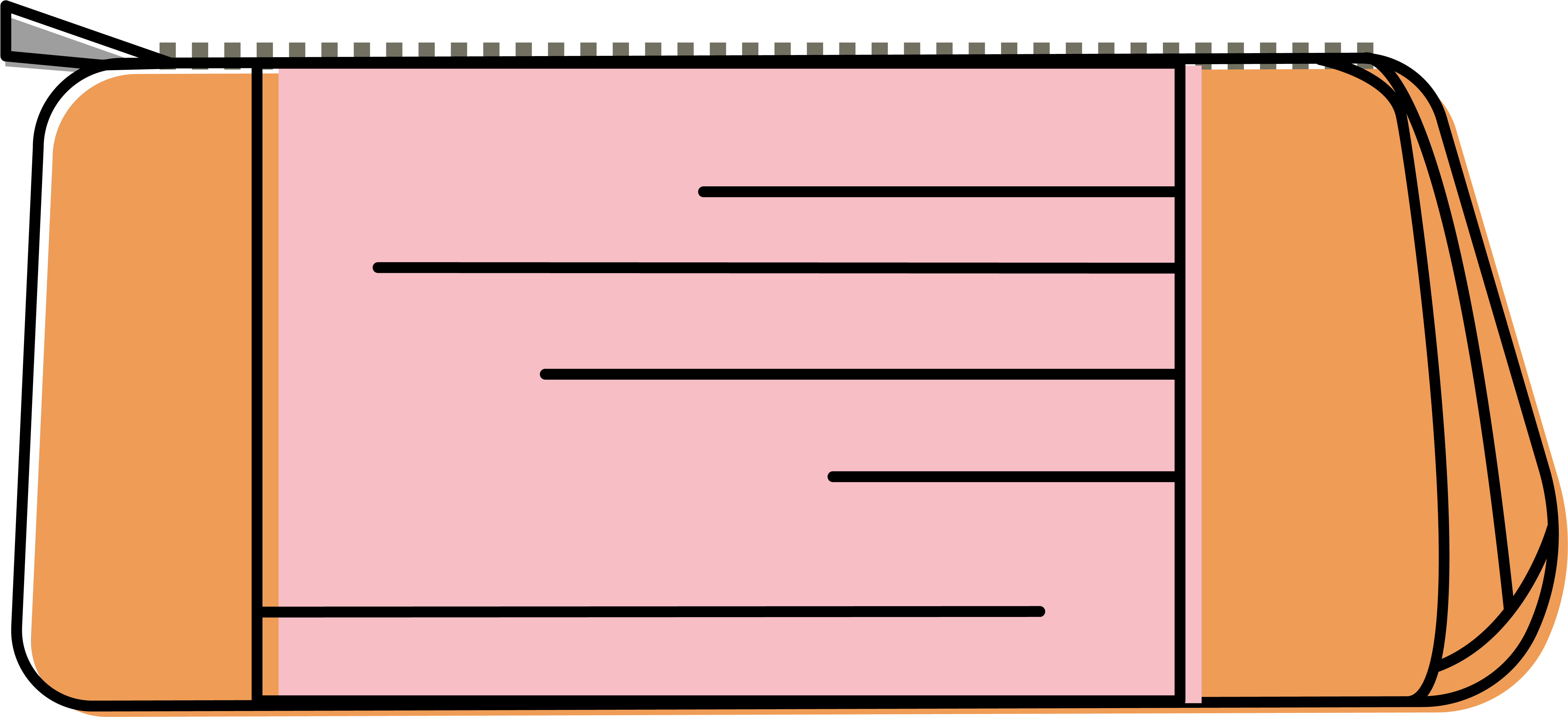 Pencil Case Stationery Illustration Elements School Clipart (8334x8334), Png Download