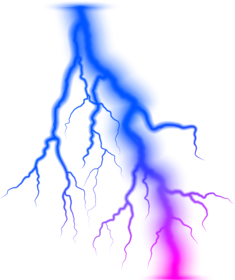 Rayo Sticker - Lightning Png Clipart (1024x1024), Png Download