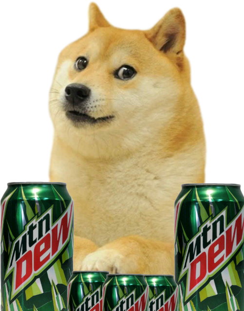 Doge - Mountain Dew - Id De Imagens Roblox Clipart (500x656), Png Download