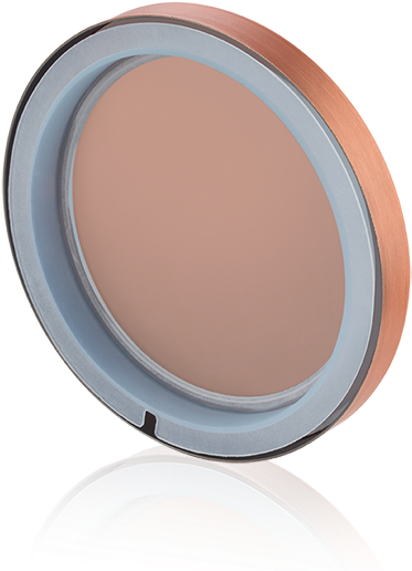 Reed Logo Raised Tooth Side Cover Champagne Gold Plated Clipart (600x600), Png Download