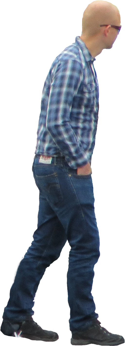 Walking Photoshop People Clipart (1418x1418), Png Download