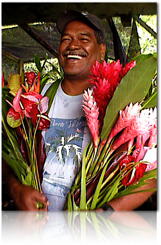 Ohana Lei & Flowers - Red Ginger Clipart (525x802), Png Download