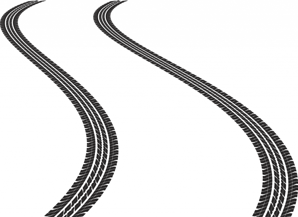 Free Clip Art Tire Tracks - Png Download (1024x747), Png Download