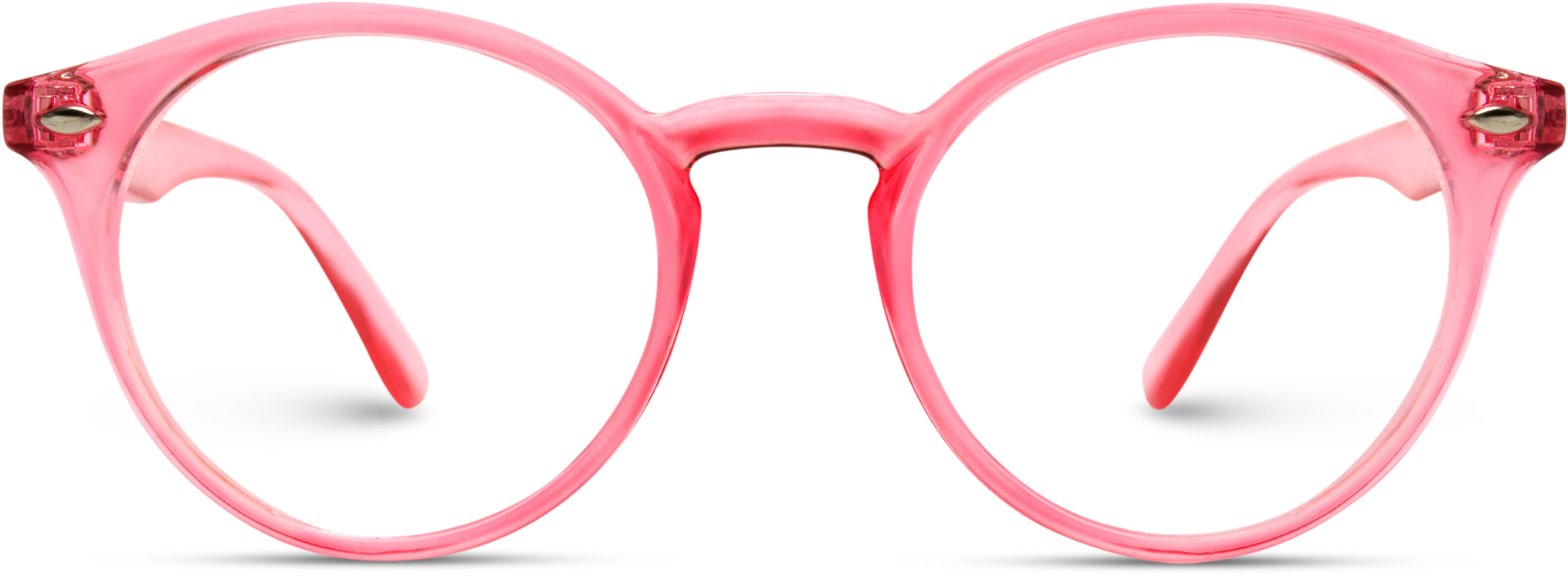 Transparent Pink Glasses - Transparent Material Clipart (2048x2048), Png Download