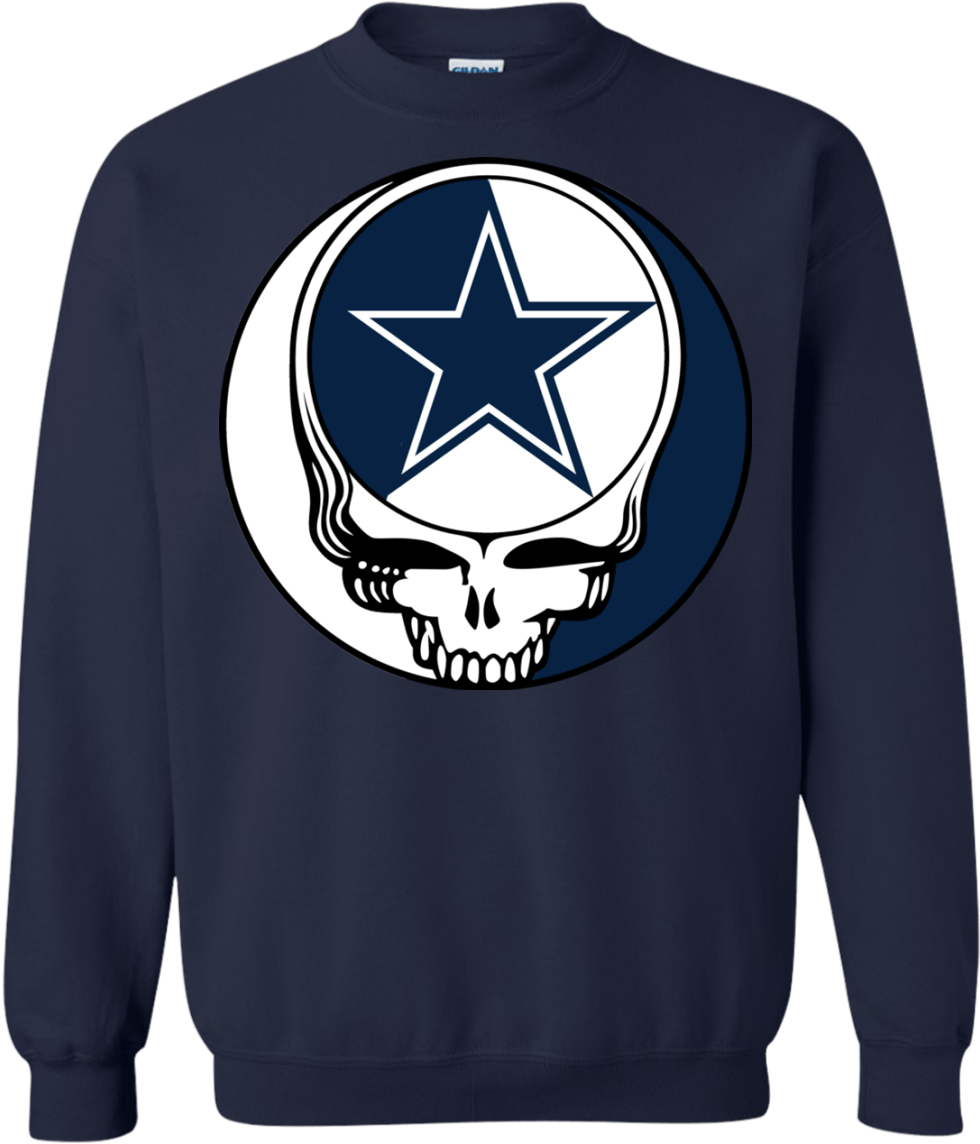 Dallas Cowboys Footballl Grateful Dead Steal - Sweatshirt Clipart (980x1144), Png Download