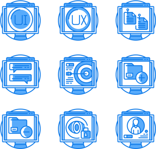 Computer And User Experience Clipart (600x564), Png Download