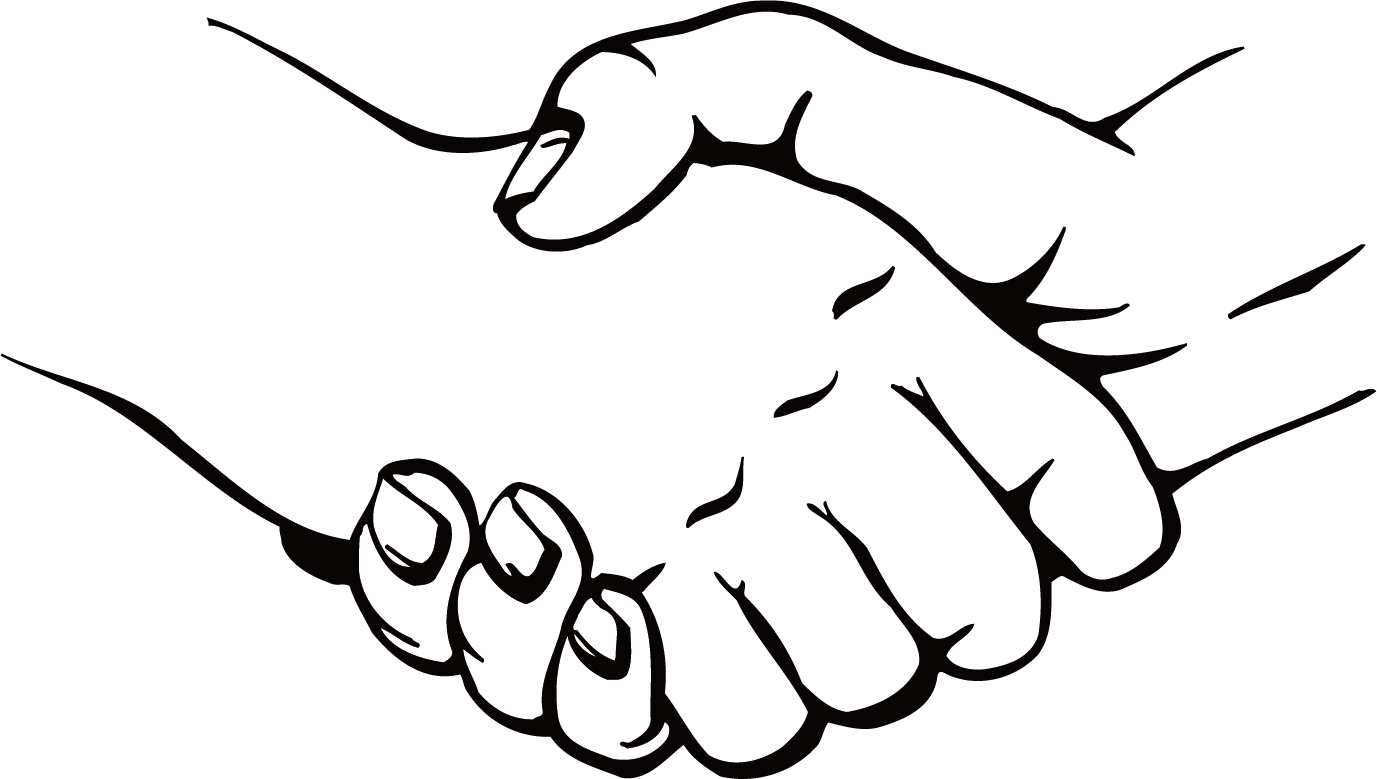 Kisspng Handshake Cdr Shake Hands 5a9990b1a574a4 - Gambar Berjabat Tangan Hitam Putih Clipart (1377x779), Png Download