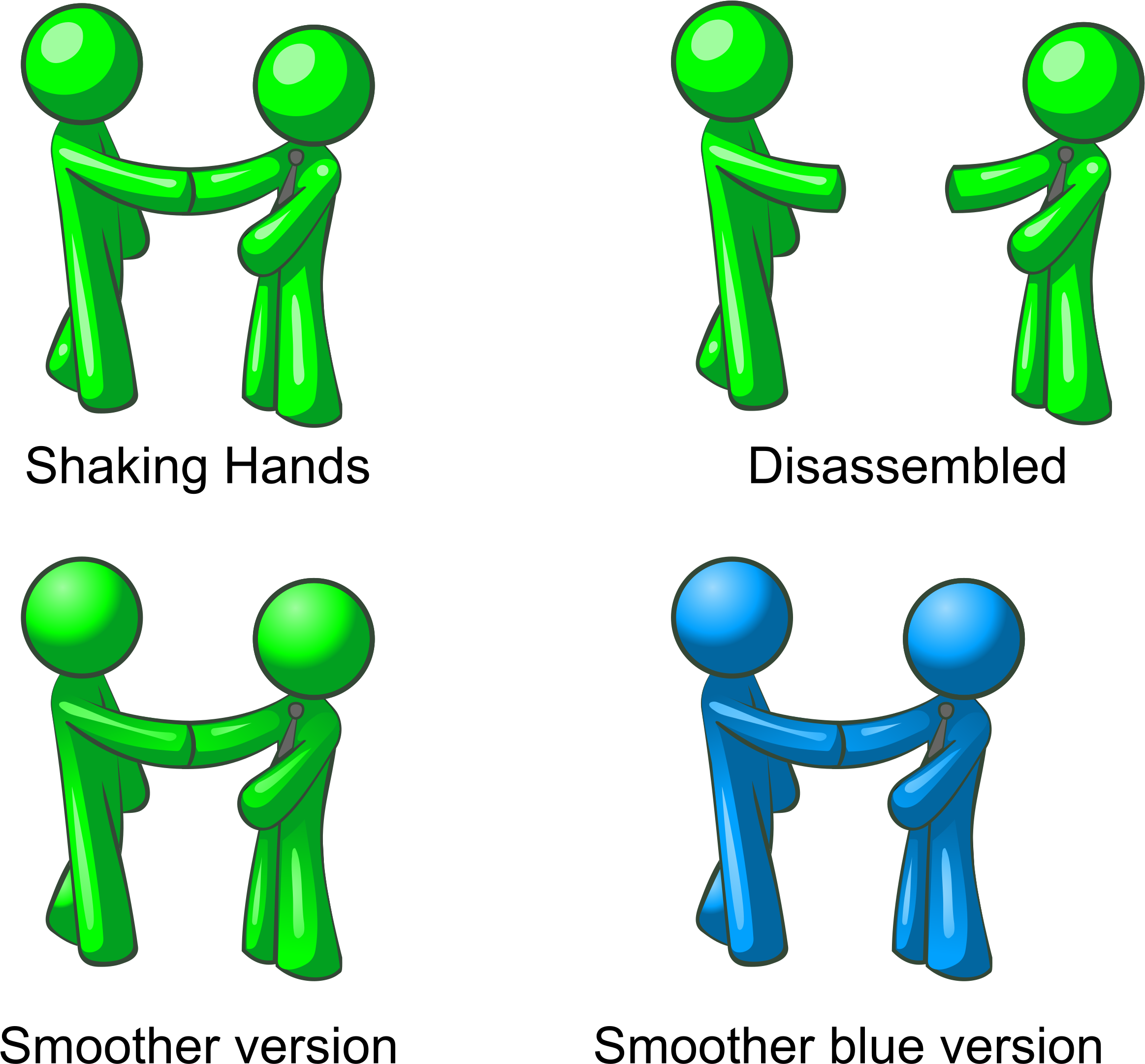This Free Icons Png Design Of Men Shacking Hand - Shaking Hands Clip Art Transparent Png (2400x2230), Png Download