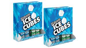 Ice Breakers Ice Cubes Gum Bottle Packs Assorted 48ct - Packaging And Labeling Clipart (300x170), Png Download