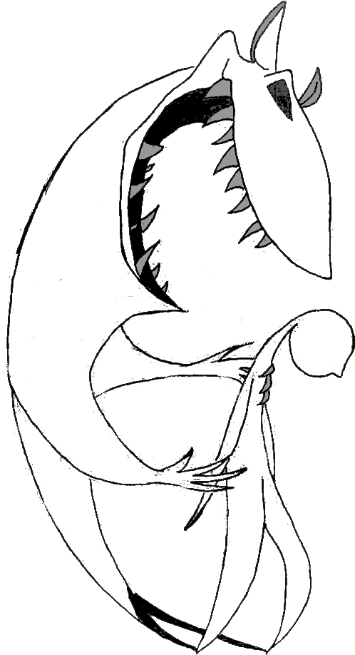 Thoughts Drawing Depression - Depression Drawing Clipart (498x918), Png Download