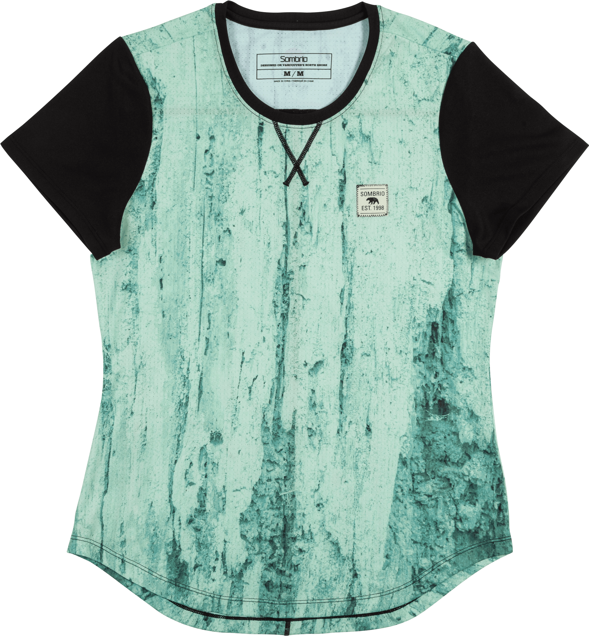 Sombrio 2019 Valley Jersey, Forest Bark Print In Lichen - Blouse Clipart (2400x3394), Png Download
