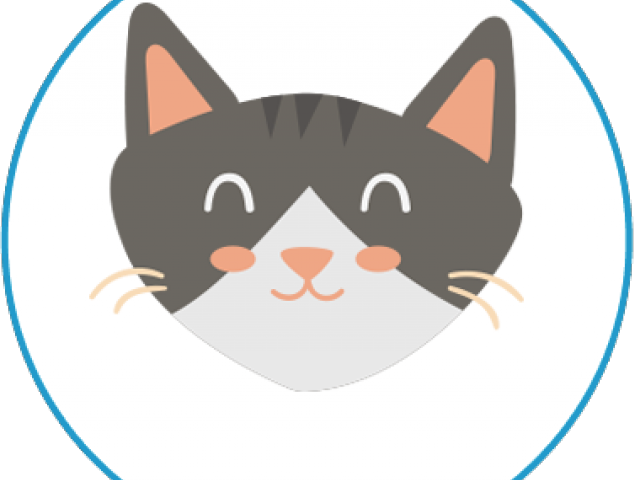 Paw Clipart House Cat - Cartoon - Png Download (640x480), Png Download