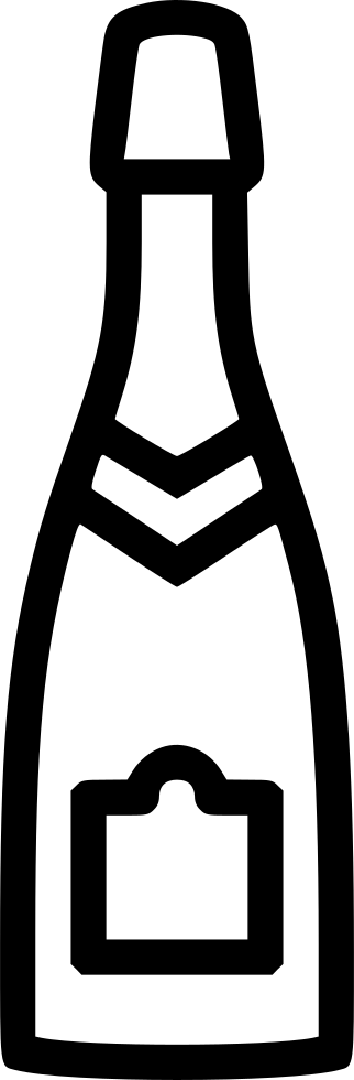 Champagne Clipart (322x980), Png Download