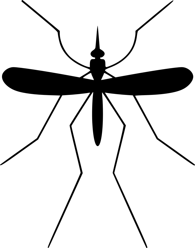 Png File Svg - Moscos Blanco Y Negro Clipart (770x980), Png Download