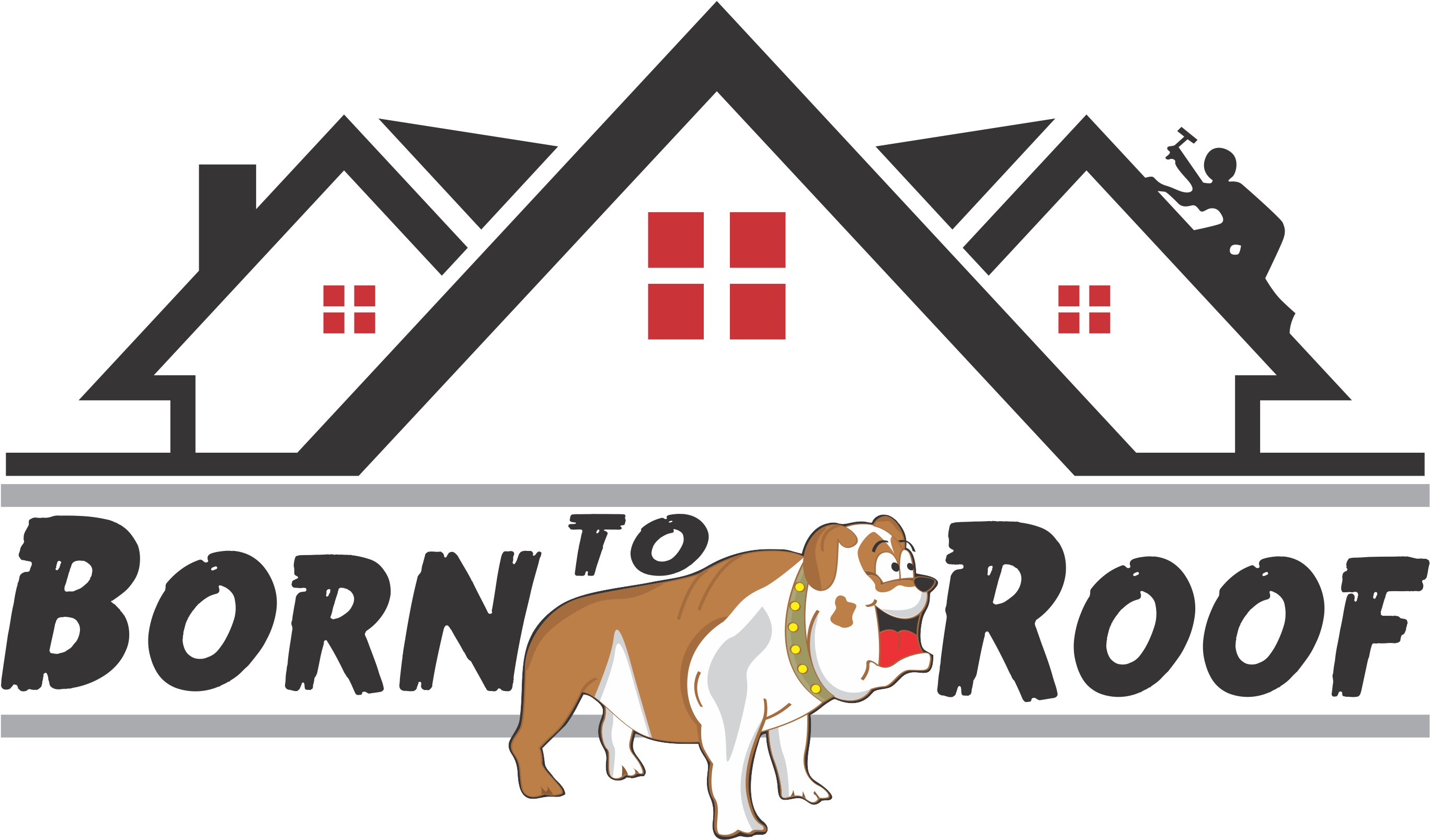 Born To Roof Logos Archives - Roof Logos Clipart (2872x1678), Png Download