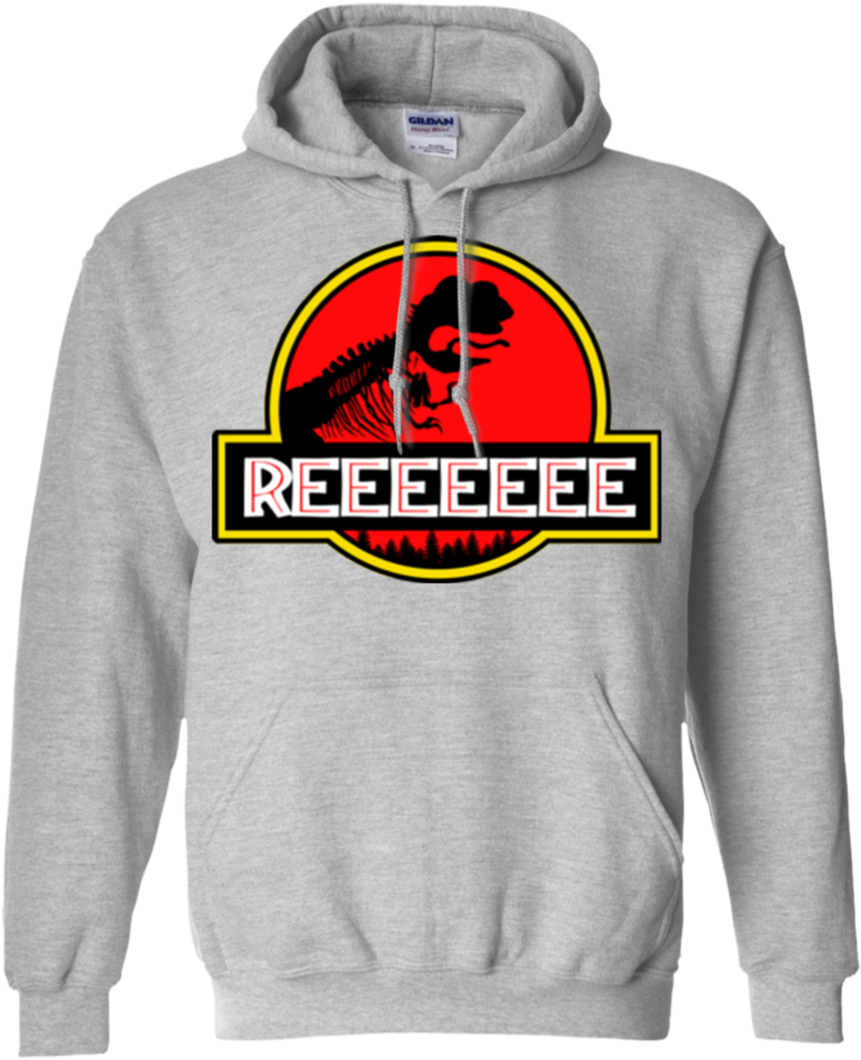 Jurassic Pepe The Frog Reeeeee Parody Kekistan Hoodie - White Fortnite Hoodies Clipart (775x954), Png Download