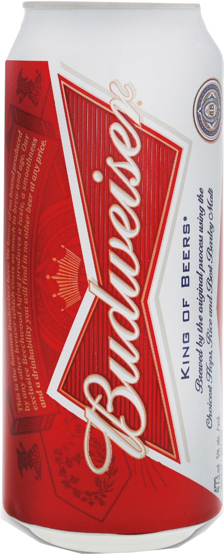 Download Budweiser Holiday Crate Png - Budweiser Beer Can Transparent