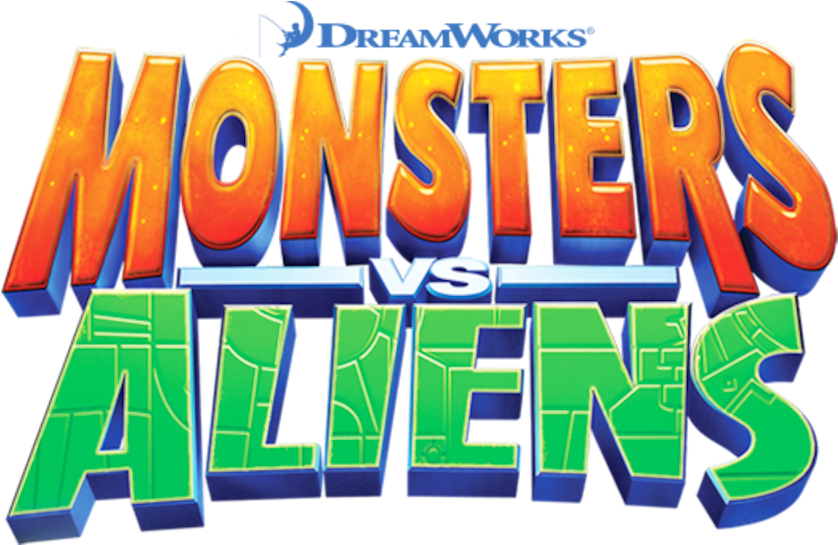 Monsters Vs - Aliens - Graphic Design Clipart (1280x544), Png Download