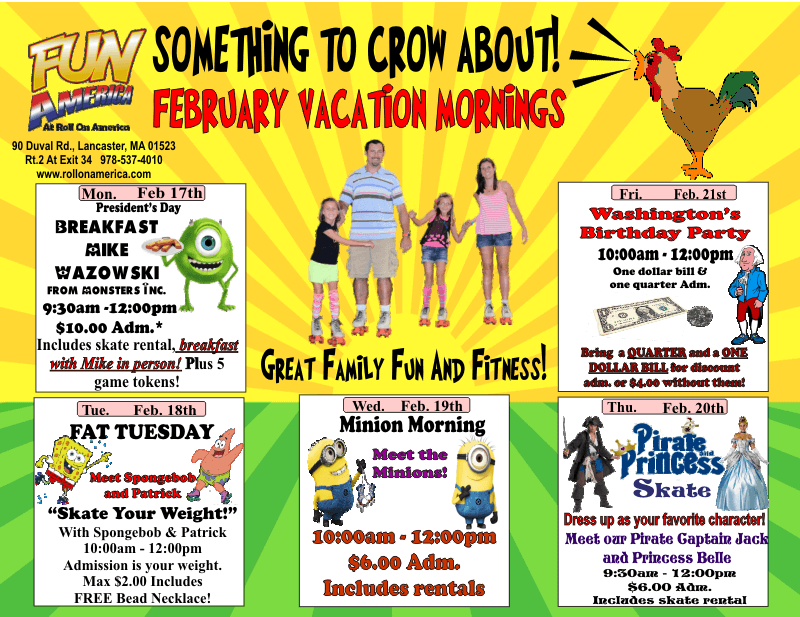 Feb Vac Mornings - Flyer Clipart (800x617), Png Download