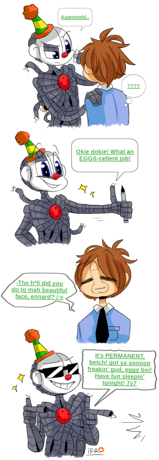 Pin By Bon Bon The Gamer Bunny On Sister Location And - Cartoon Clipart (516x1490), Png Download