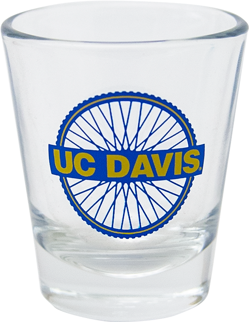 Cover Image For Shot Glass Uc Davis Bike Wheel - Pint Glass Clipart (1000x1000), Png Download