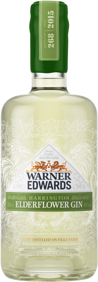Warner Edwards Elderflower Gin Clipart (776x1176), Png Download